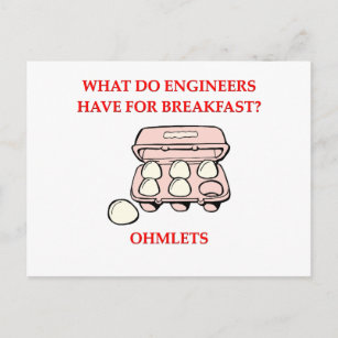 engineering postcard