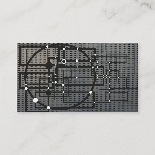 Engineering style bussines card (Front)