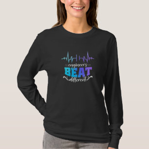 Engineers Beat Different IT Tech Quote T-Shirt