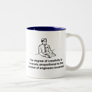 Engineers & Creativity Two-Tone Coffee Mug