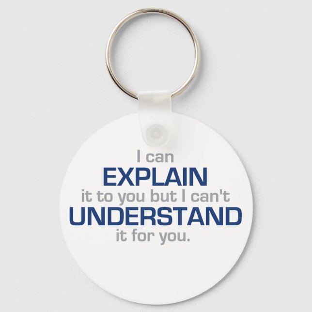 Engineer's Motto - Science Type Stuff Keychain (Front)