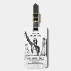 Engineers Rule Luggage Tag