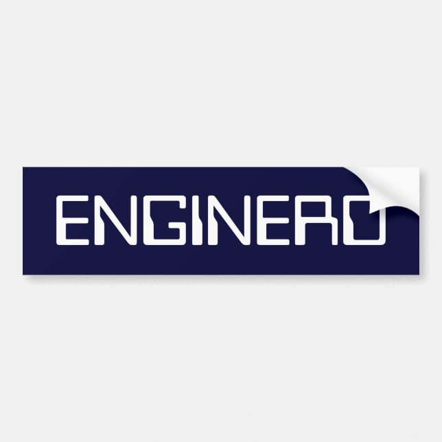ENGINERD BUMPER STICKER (Front)