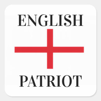 Engish Patriot Sticker