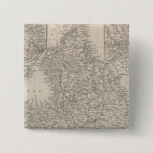 England 10 2 inch square button