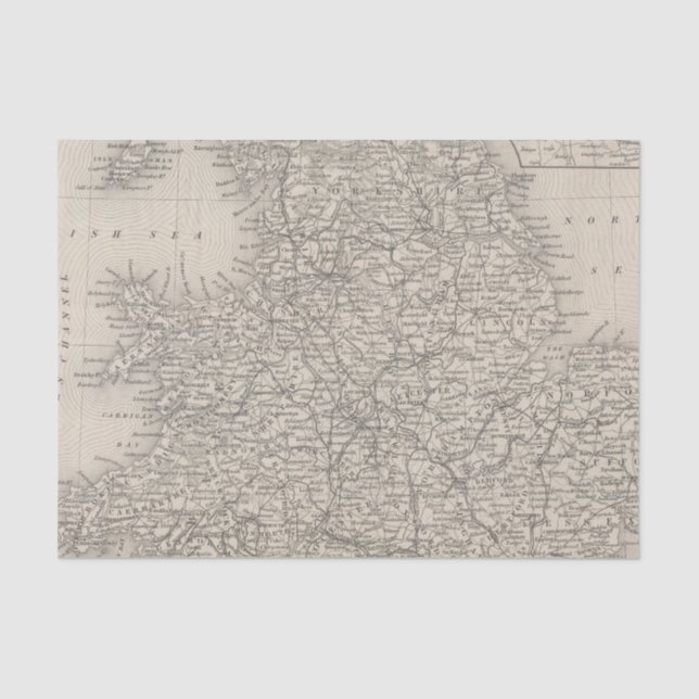 England 10 tissue paper (Front)