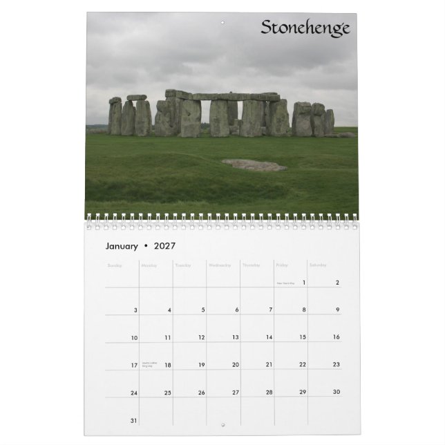 England 2010-11 - 18 month calendar (Jan 2027)