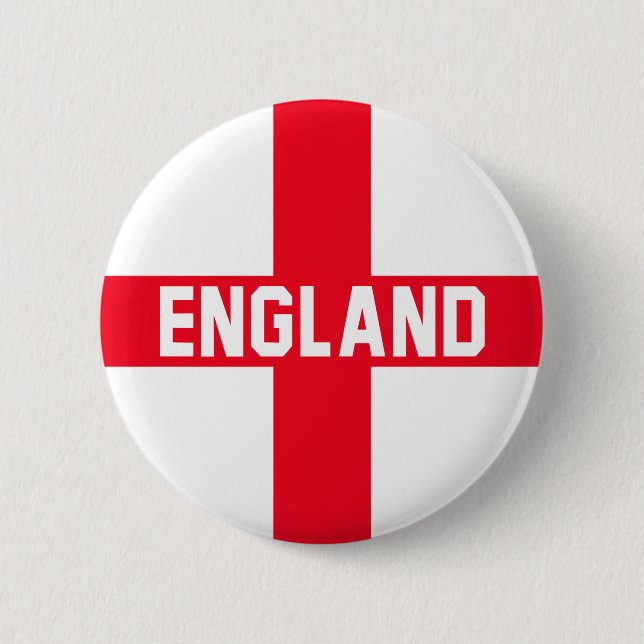 England 2 Inch Round Button (Front)