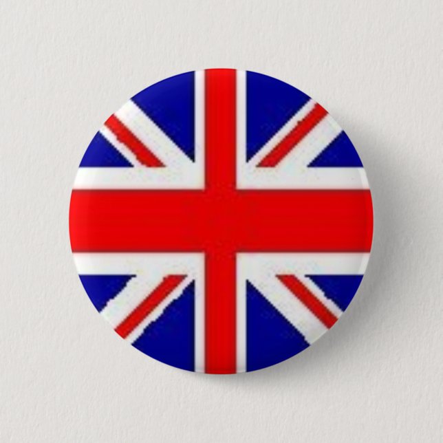 england 2 inch round button (Front)