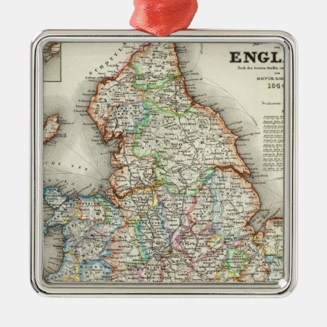 England 2 metal ornament (Front)