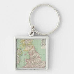 England and Ireland Keychain