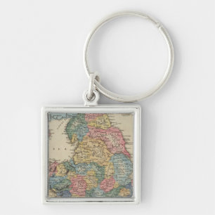 England and Wales 2 Keychain