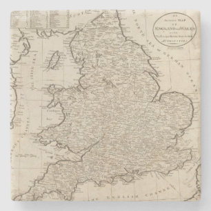 England and Wales 6 Stone Coaster