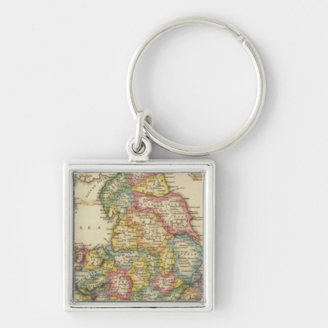 England and Wales Keychain (Front)