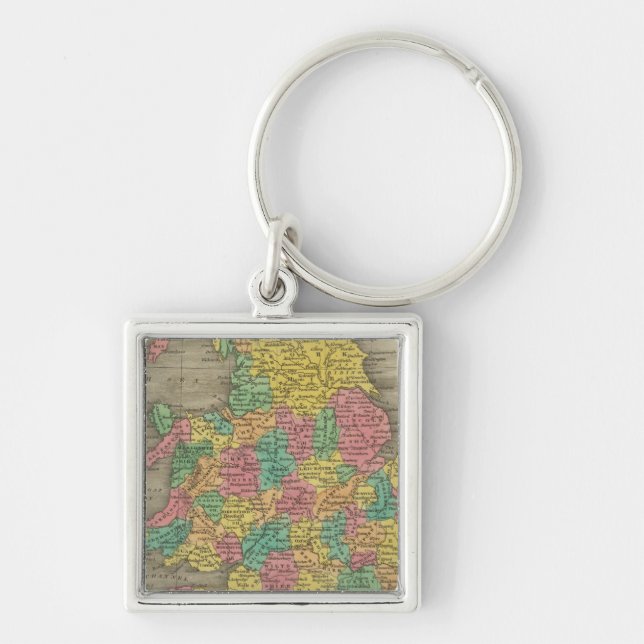 England And Wales Keychain (Front)