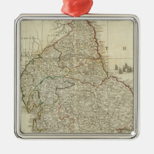England and Wales Northern section Metal Ornament