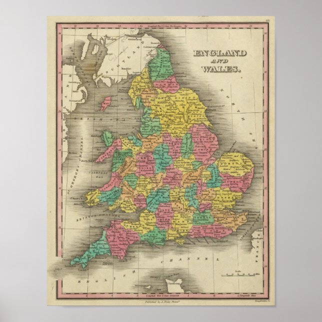 England And Wales Poster (Front)