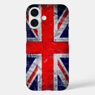 England blue and red flag iPhone 16 case
