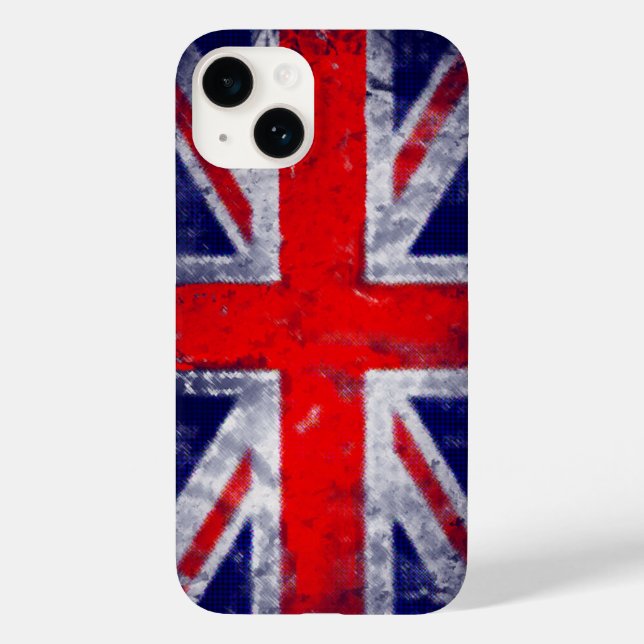 England blue and red Flag Case-Mate iPhone Case (Back)