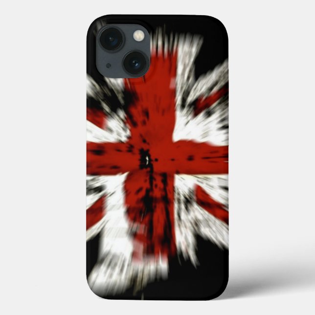 England British Flag Peace Love Destiny Case-Mate iPhone Case (Back)