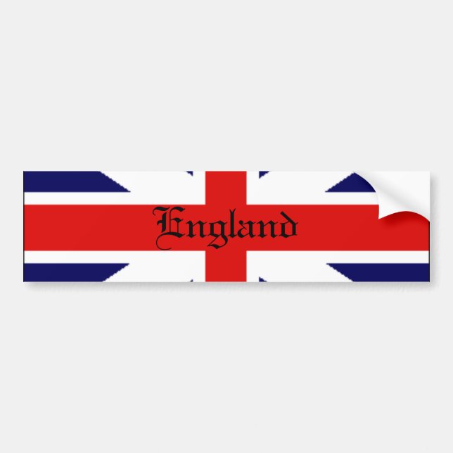 england bumper sticker (Front)