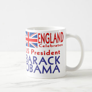 ENGLAND Celebrates US President Obama Souvenirs Coffee Mug