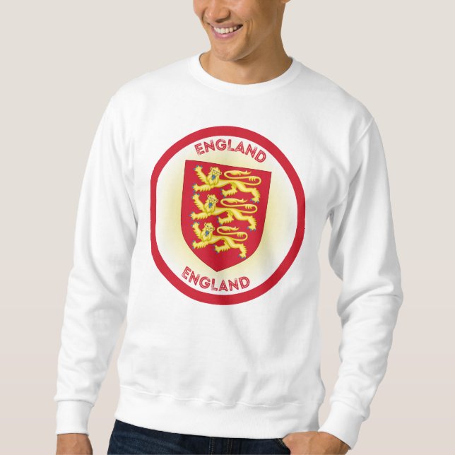 England Coat of Arms Circle Shape  Sweatshirt (Front)