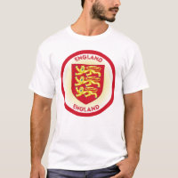 England Coat of Arms Circle Shape