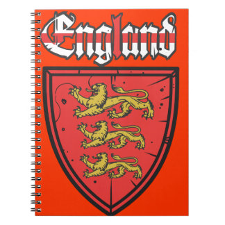 England Coat of Arms Notebook