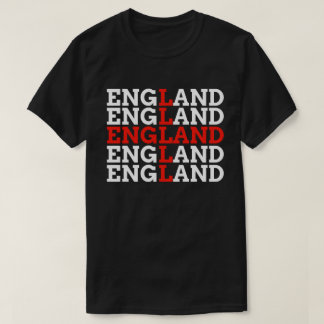 England Country Flag Name Football Soccer Fan T-Shirt