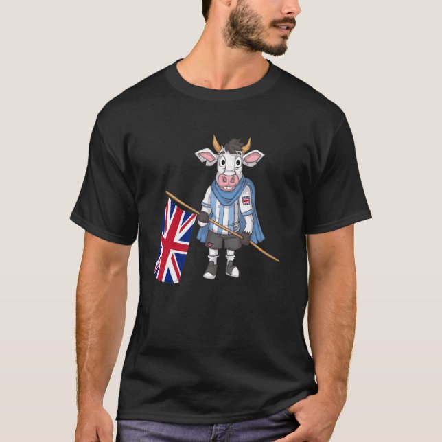 England Cow Fans T-Shirt (Front)