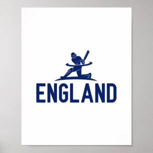 England Cricket Fan. Men  Poster