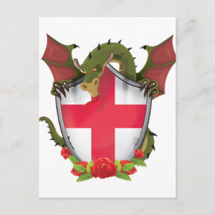 England Dragon Postcard