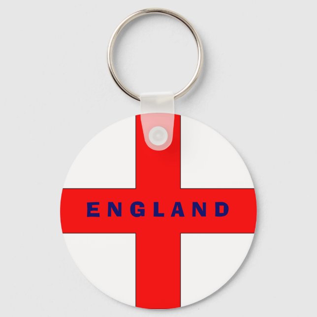 england, E N G L A N D Keychain (Front)