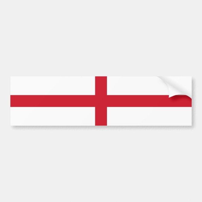 England/English Flag Bumper Sticker (Front)