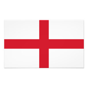 England – English National Flag Photo Print