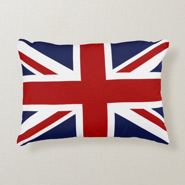England Flag 3 Decorative Pillow (Front)