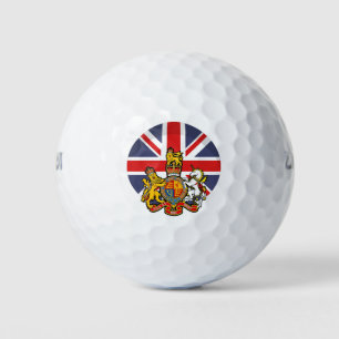 England Flag and Crest Golf Balls