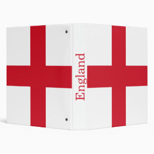 England Flag Binder