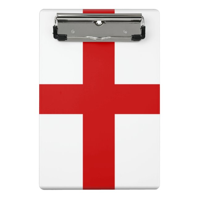 England Flag Button Mini Clipboard (Front)