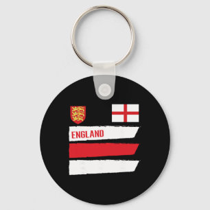 England Flag English Footll Soccer Fan Men Women K Keychain