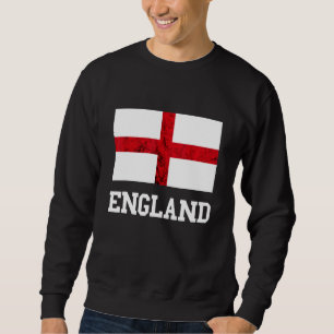 England Flag English Roots St George's Cross Engli Sweatshirt