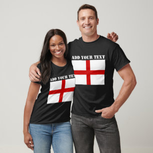 England Flag Football Soccer United Kingdom T-Shirt