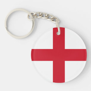 England Flag Keychain