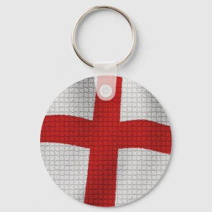 England Flag Keychain