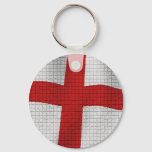 England Flag Keychain