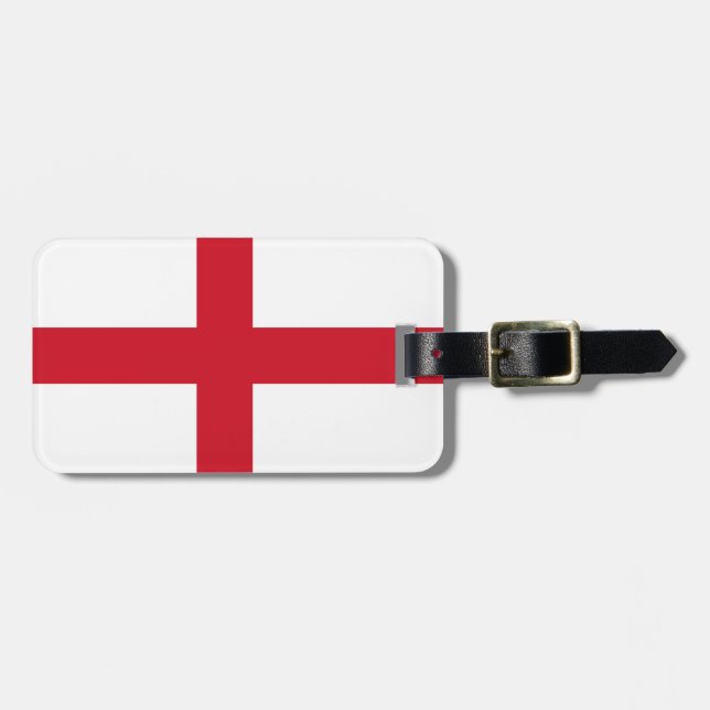 England Flag Luggage Tag (Front Horizontal)