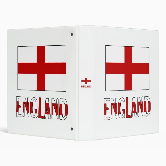 England Flag & Name Binder (Background)