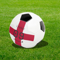 England Flag Pride Custom Name Number Soccer