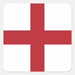 England flag square sticker